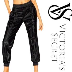 Victoria Secret Sport Faux Leather Joggers Women’s Size XS (loose fit)